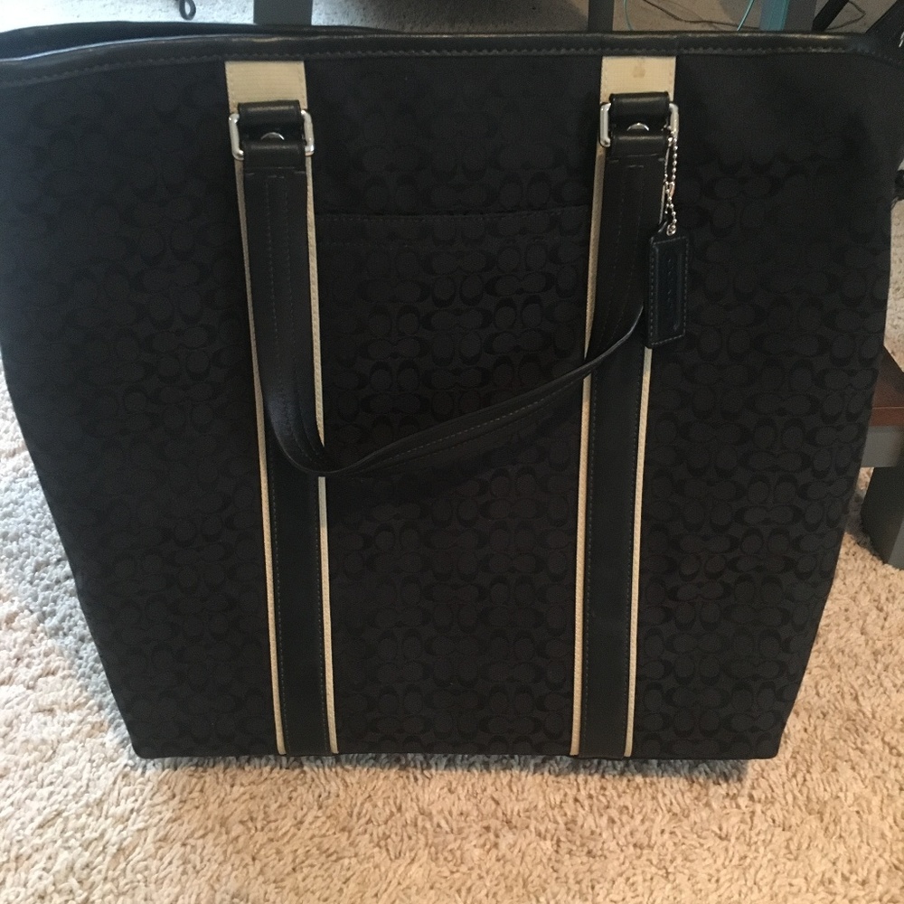 Coach Signature Drafting Tote